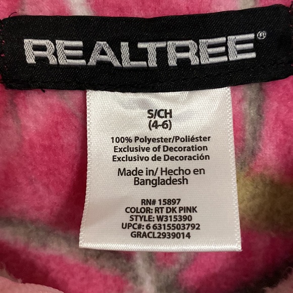 Realtree 1/4 zip fleece, pink camo, size s (4/6) - Picture 3 of 7